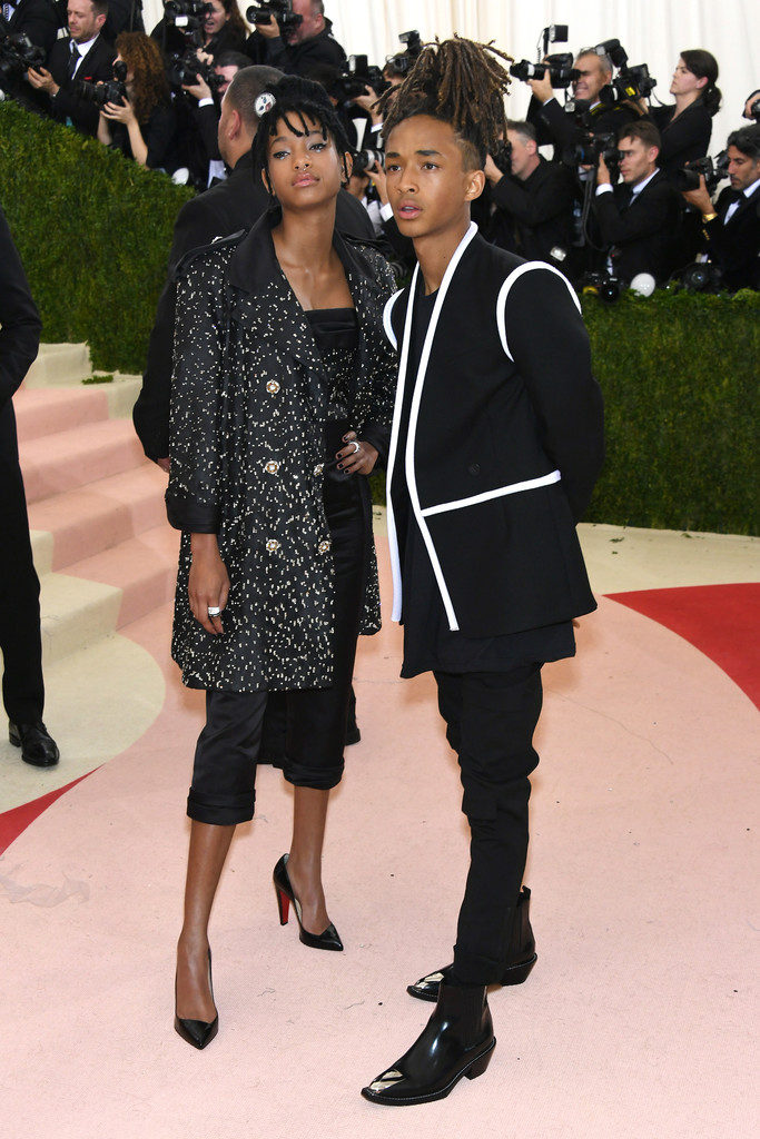 The Smiths, Willow in Chanel, Jaden in Louis Vuitton