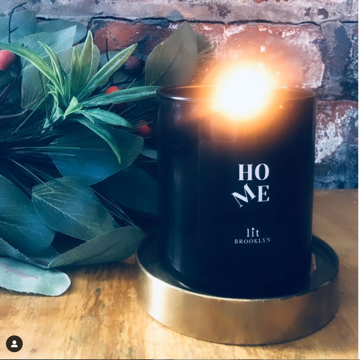 Lit Brooklyn Candles 
