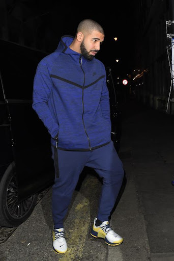 Drake in Nike Tech 